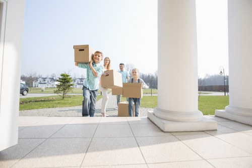 Removal team planning a home move in North Sheen