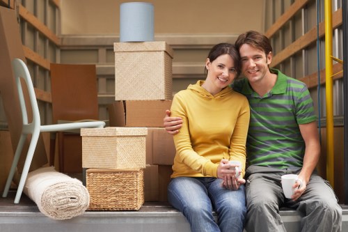 North Sheen office move with a professional moving truck