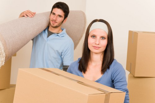 Packing and preparation for a house move in North Sheen